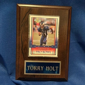 Torry Holt pro bowl card plaque